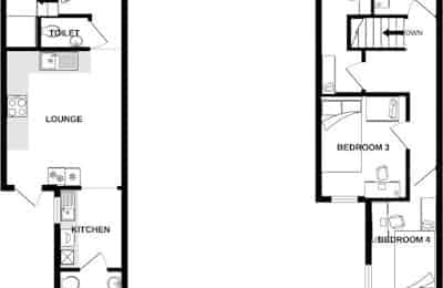 4 Bedroom 1 Bathroom Apartment - Bedroom?w=400&h=260&fit=crop&q=40&auto=format&trim=auto