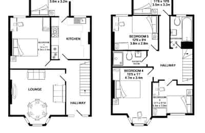Room in a 6 Bedroom Apartment, 3 Gresford Avenue, Liverpool L17 2AN - Liverpool, England, United Kingdom - Floor Plan