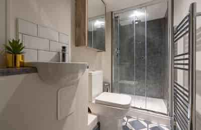 1 Bedroom Apartment,1 Rodney Street, Liverpool L1 9ED (Flat 2) - Liverpool, England, United Kingdom - 1 Bedroom Apartment - Bathroom