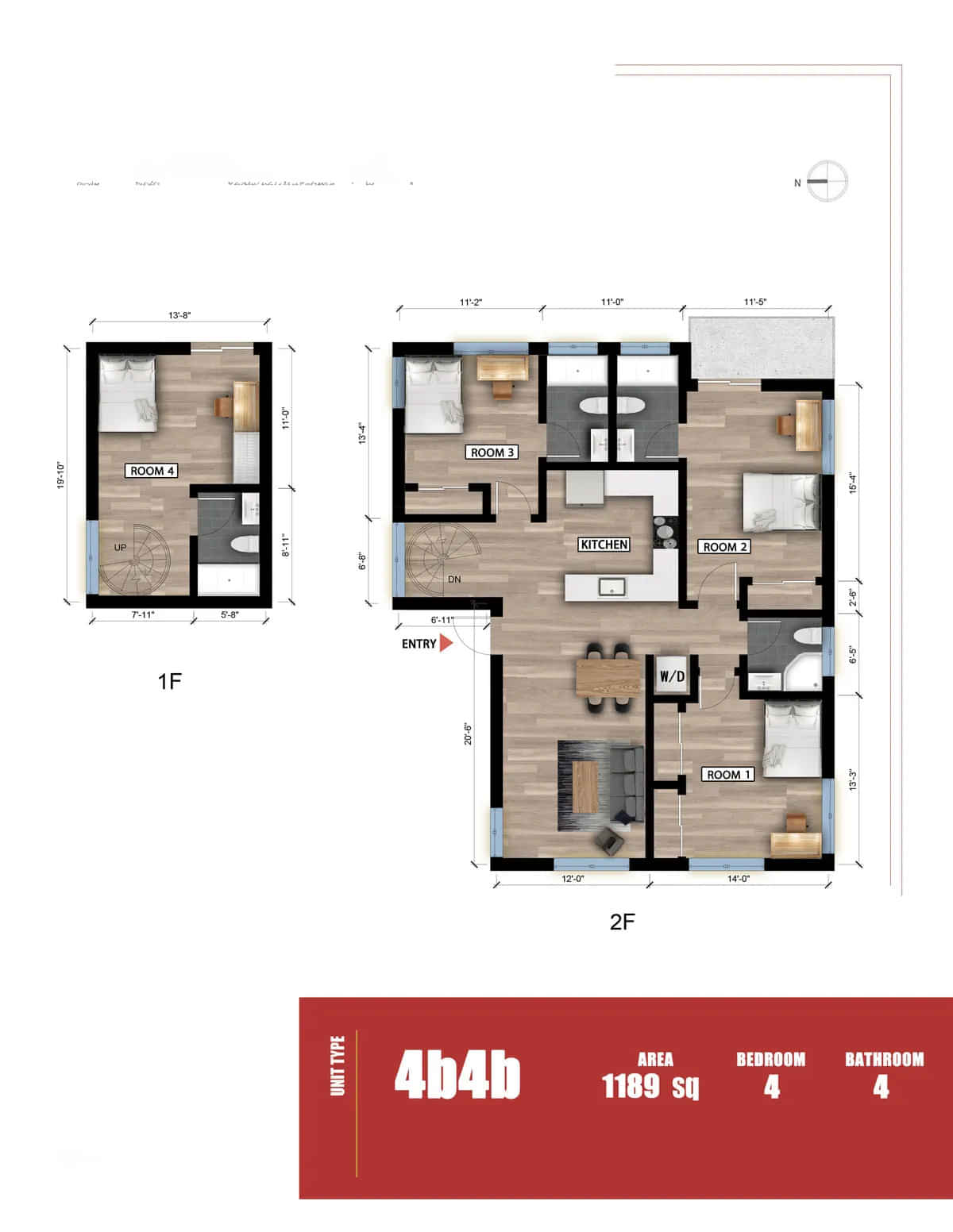 Innova (1152 S Ardmore Ave), Los Angeles - Los Angeles, California, United States - 4 Bed 4 Bath - Floor Plan