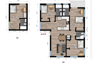 Innova (1152 S Ardmore Ave), Los Angeles - Los Angeles, California, United States - 4 Bed 4 Bath - Floor Plan