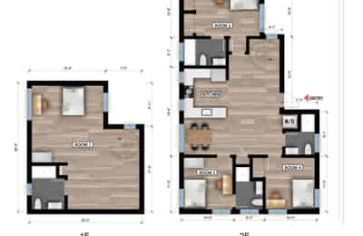 Innova (1152 S Ardmore Ave), Los Angeles - Los Angeles, California, United States - 4 Bed 4 Bath - Floor Plan