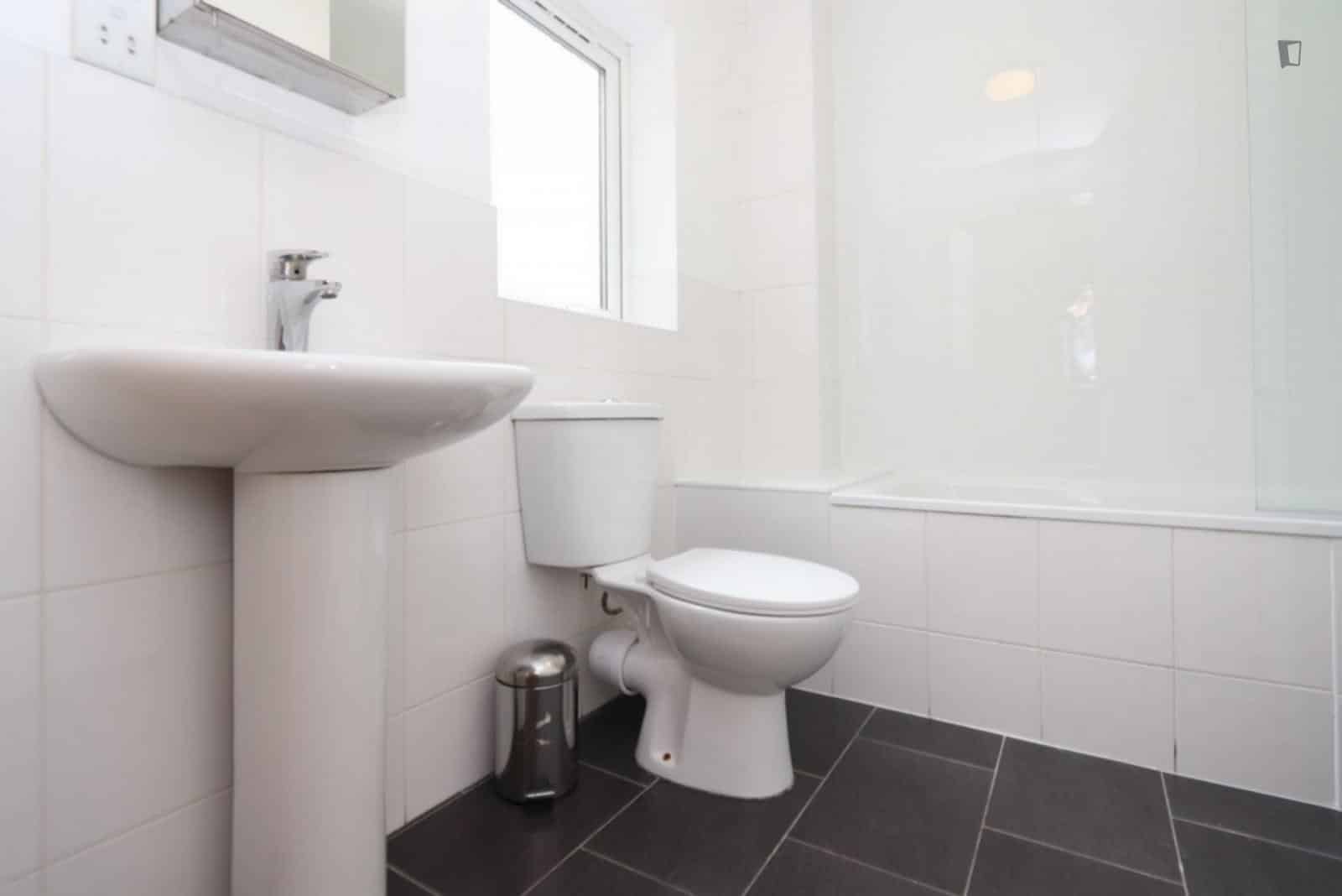 3 bedroom apartment, Drywater Flats, Phoenix Wharf Road - London, England, United Kingdom - Bedroom 1  - Bathroom