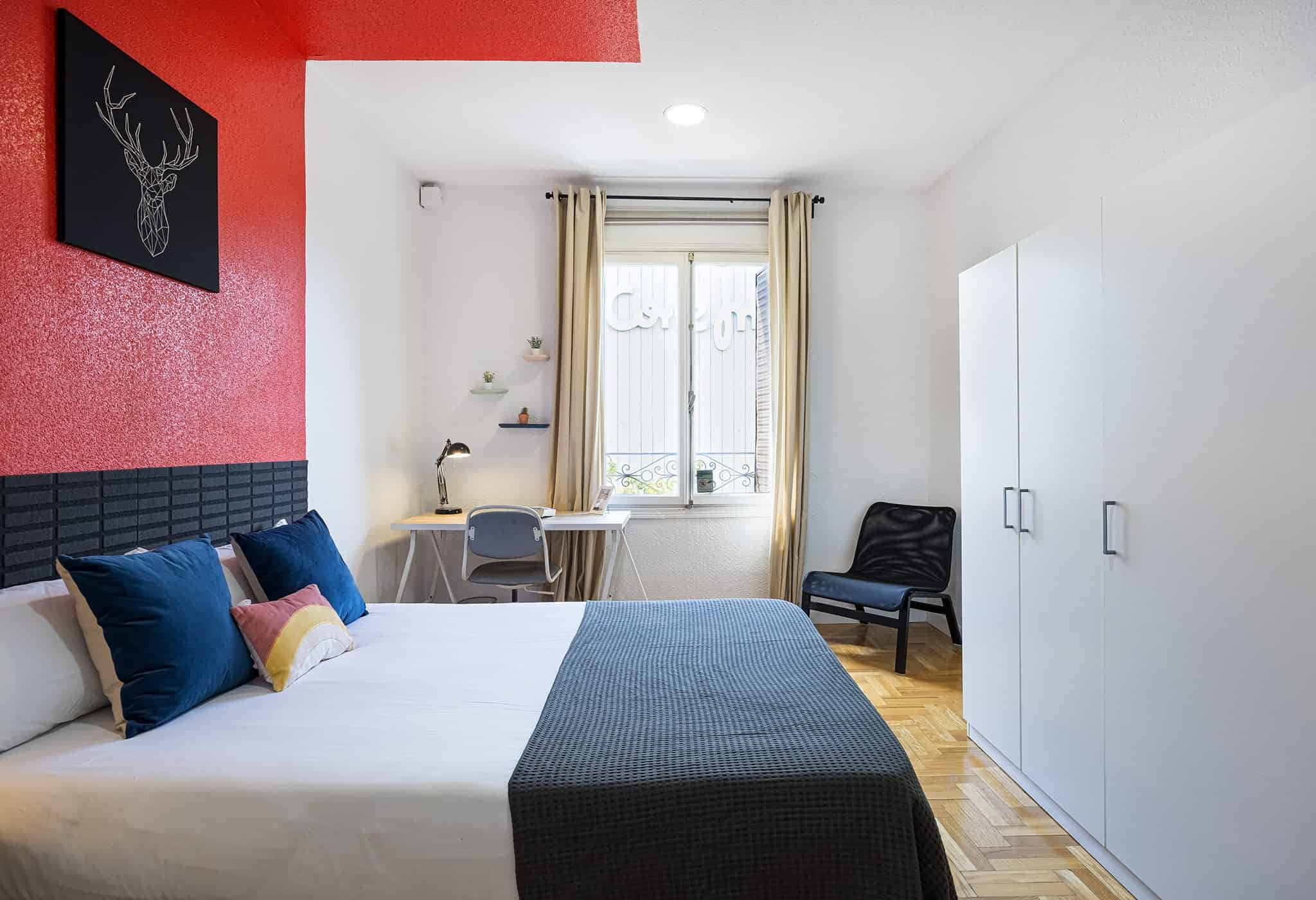 Alberto Aguilera, Madrid - Madrid, Spain - AAG-HAB1 - Bedroom