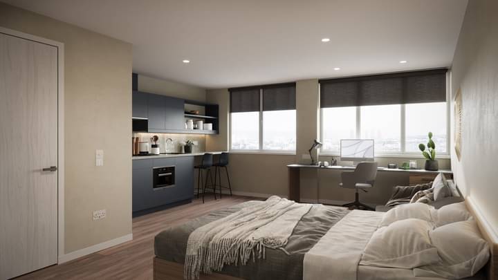 Luxury Studio - Bedroom