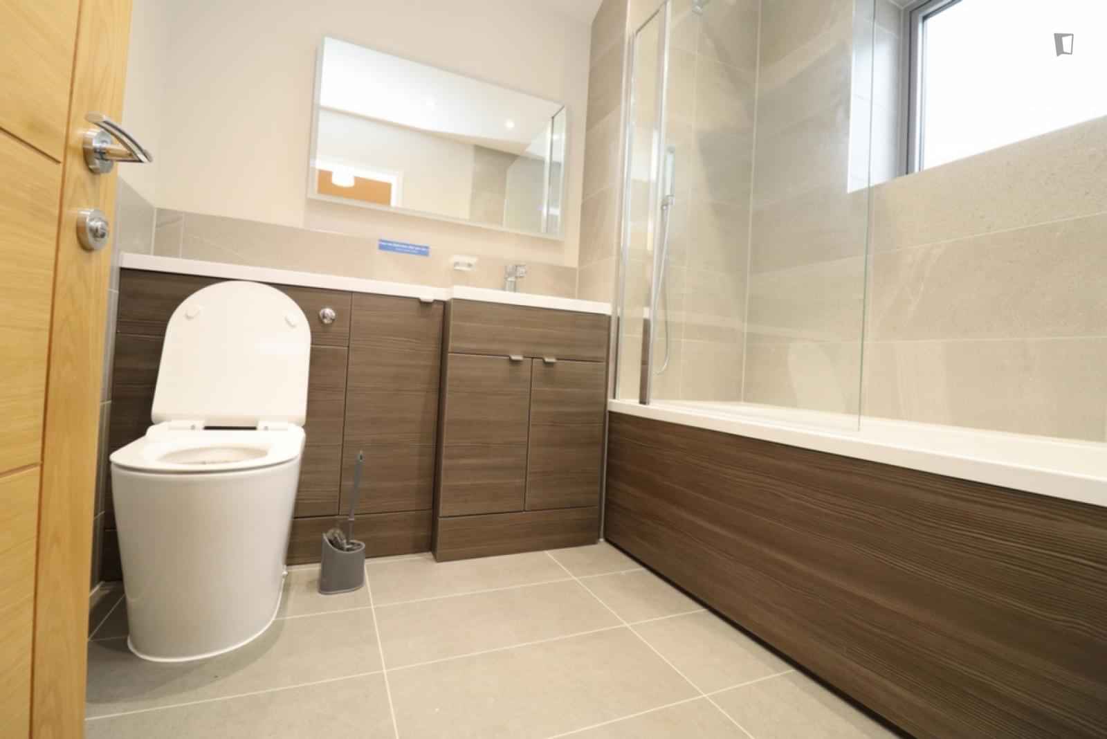Room in a 7 Bedroom Apartment, Lower Boston Rd, London, W7 3TP - London, England, United Kingdom - Bedroom 5 - Bathroom