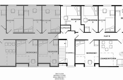 Room in a 5 Bedroom Apartment, 42 Bankfield Road, Huddersfield, HD1 3HR - Huddersfield, England, United Kingdom - Floor Plan