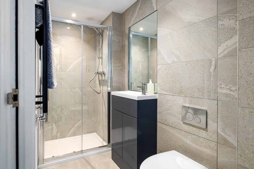 Room in a 2 Bedroom Apartment, 56 Park Street, Bristol, BS1 5JN (6) - Bristol, England, United Kingdom - Bedroom 1 - Bathroom