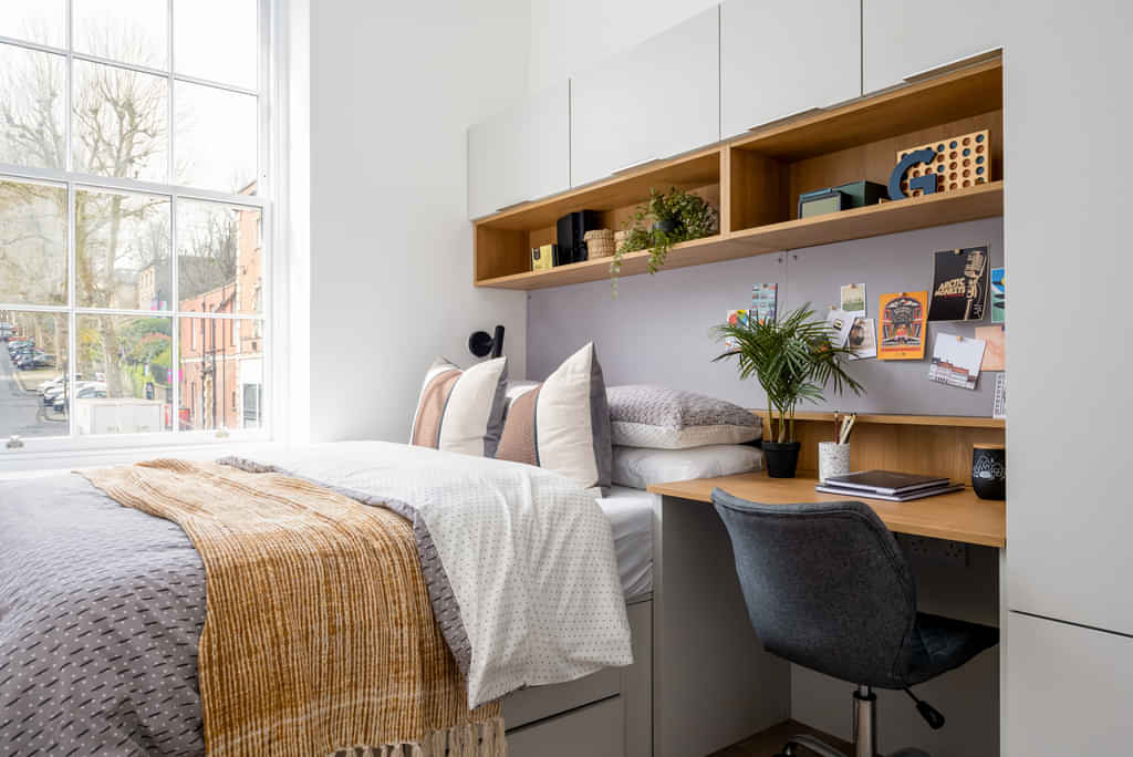 Room in a 3 Bedroom Apartment, 48 Park Street, Bristol, BS1 5JN (1) - Bristol, England, United Kingdom - Bedroom 3 - Bedroom