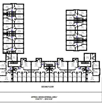Room in a 4 Bedroom Apartment, 13 Brookside, Derby DE1 3JY - Derby, England, United Kingdom - Floor Plan