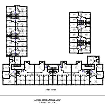 Room in a 4 Bedroom Apartment, 13 Brookside, Derby DE1 3JY - Derby, England, United Kingdom - Floor Plan
