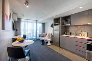Corporate Living Accommodation Abbotsford, Melbourne - Melbourne, Victoria, Australia - One Bedroom Accessible Residence - Common Area