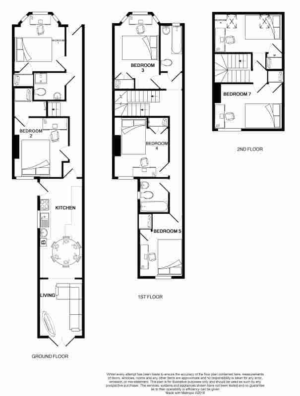 Room in a 7 Bedroom Apartment, 190 Earlsdon Avenue North, Coventry CV5 6GP - Coventry, England, United Kingdom - Floor Plan