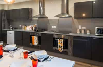 Lumis Student Living, Cardiff - Cardiff, Wales, United Kingdom - LumisCardiff-Showflat-Ensuite-Kitchen2-Mar17-Banner