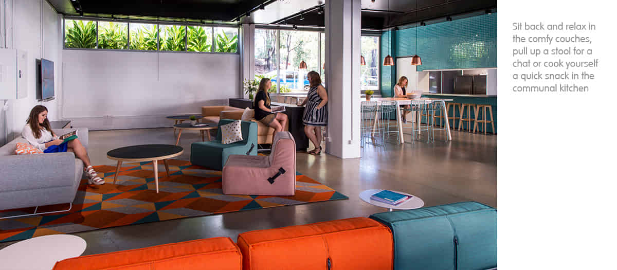 Iglu Kelvin Grove Student Accommodation, Brisbane - Brisbane, Queensland, Australia - Common Area