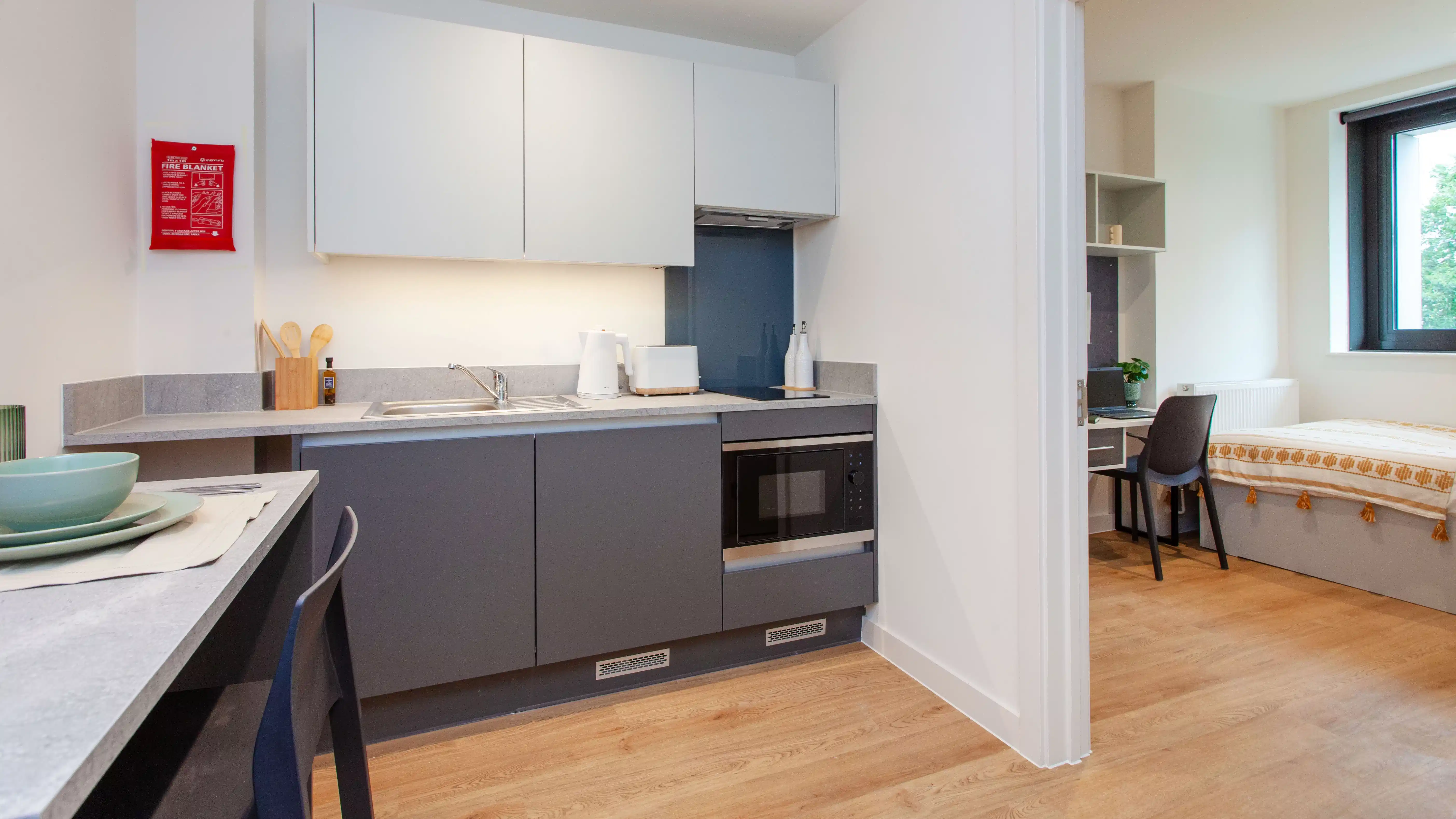 Sheares Hall, Newcastle upon Tyne - Newcastle Upon Tyne, England, United Kingdom - Kitchen