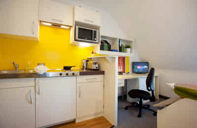 Fulham Palace Studios, London Nest - London, England, United Kingdom - London_student_accommodation_fulham_palace_road_studio_kitchen_facilities_2