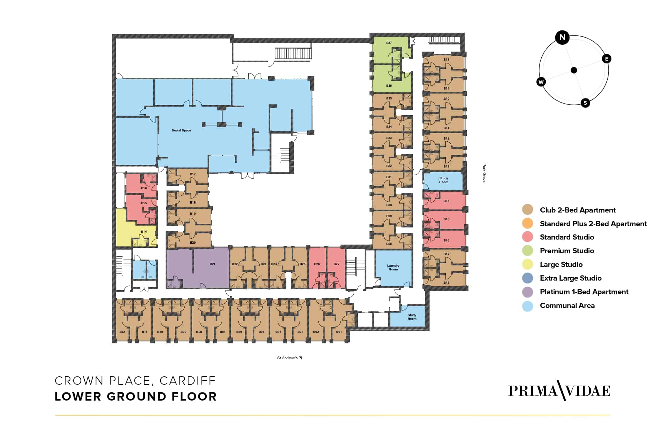 Collegiate Crown Place, Cardiff image 39