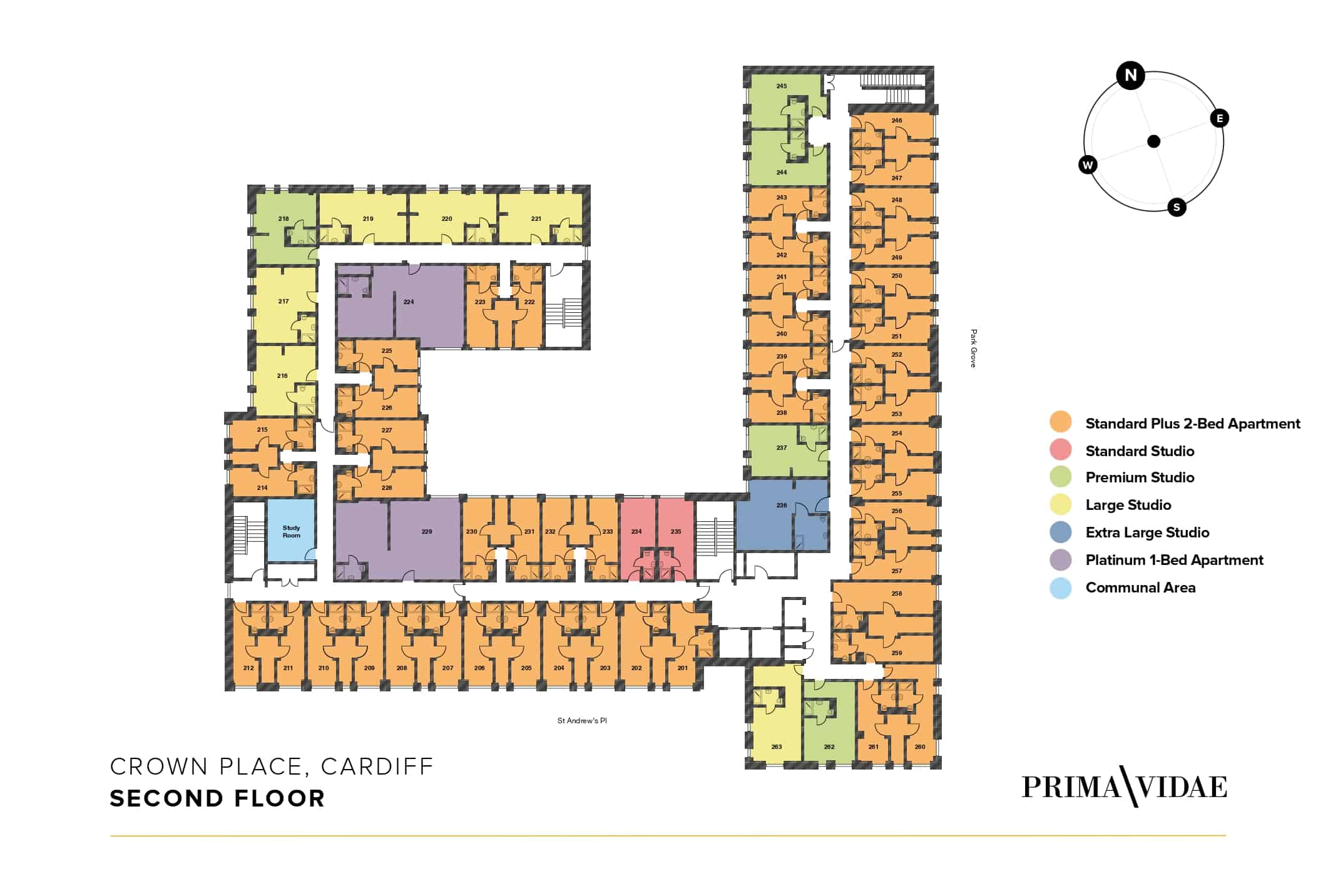 Collegiate Crown Place, Cardiff image 42