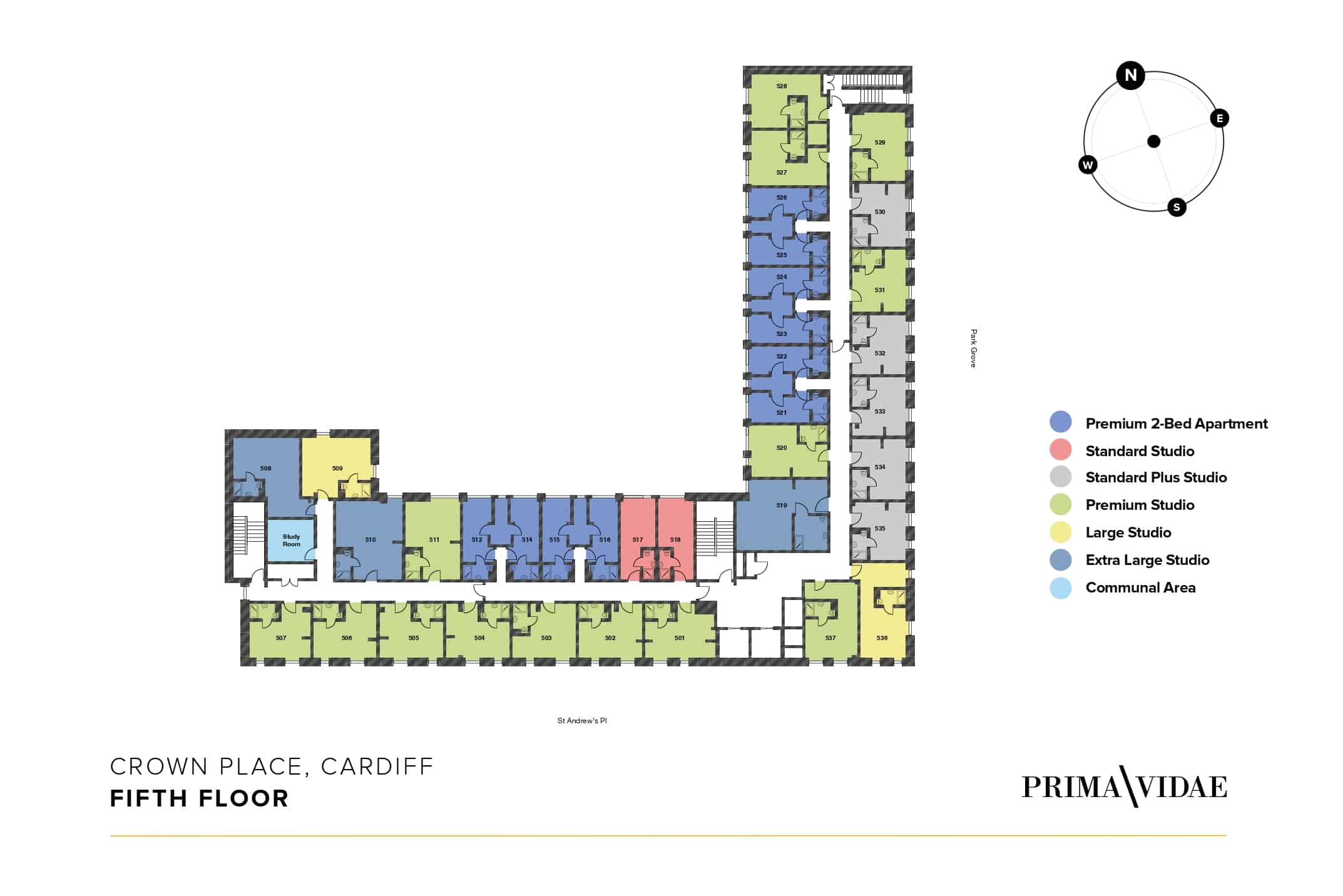 Collegiate Crown Place, Cardiff image 45