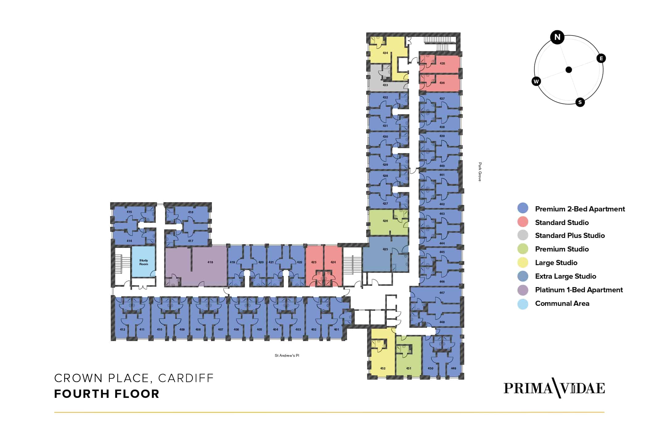 Collegiate Crown Place, Cardiff image 44