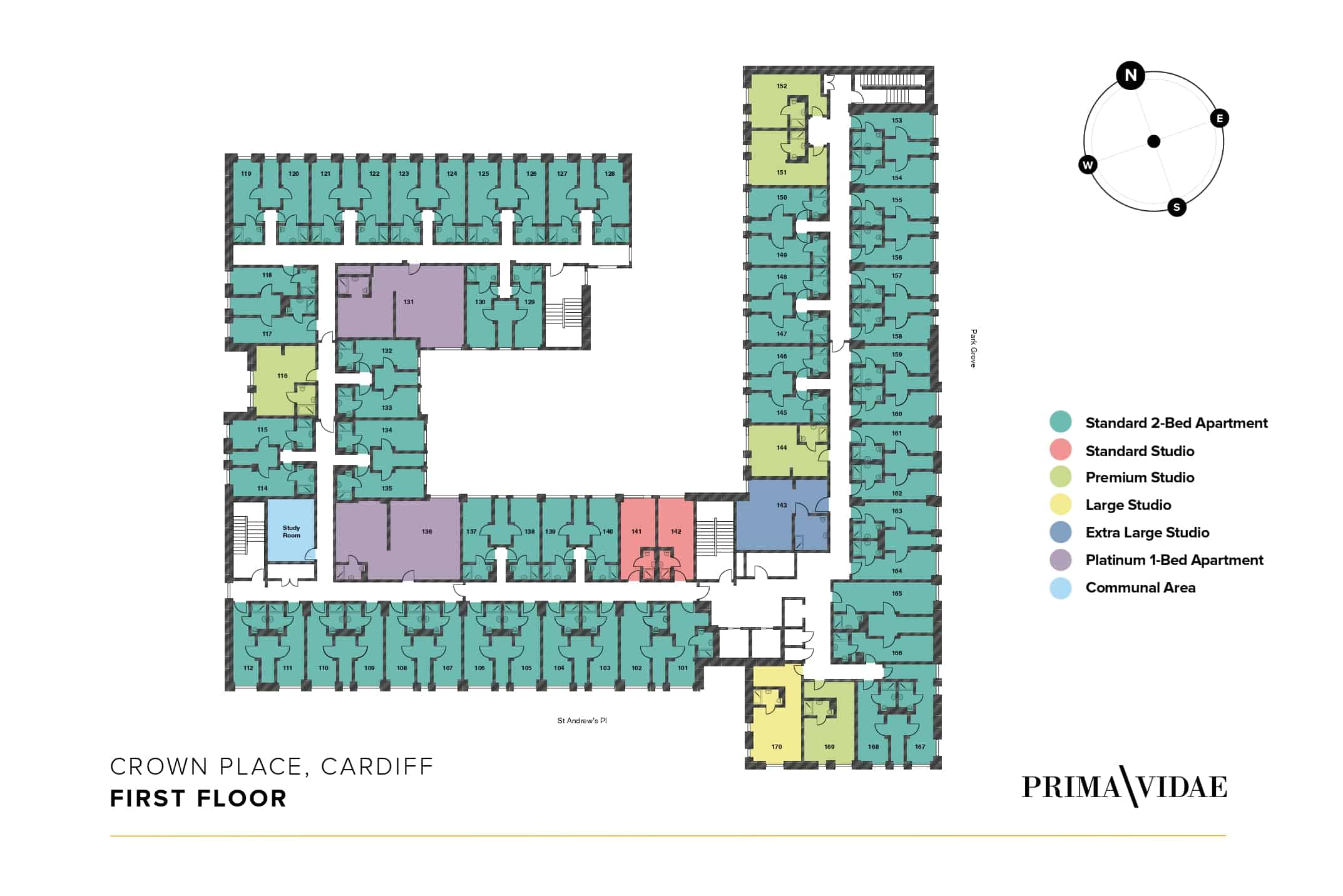 Collegiate Crown Place, Cardiff image 41