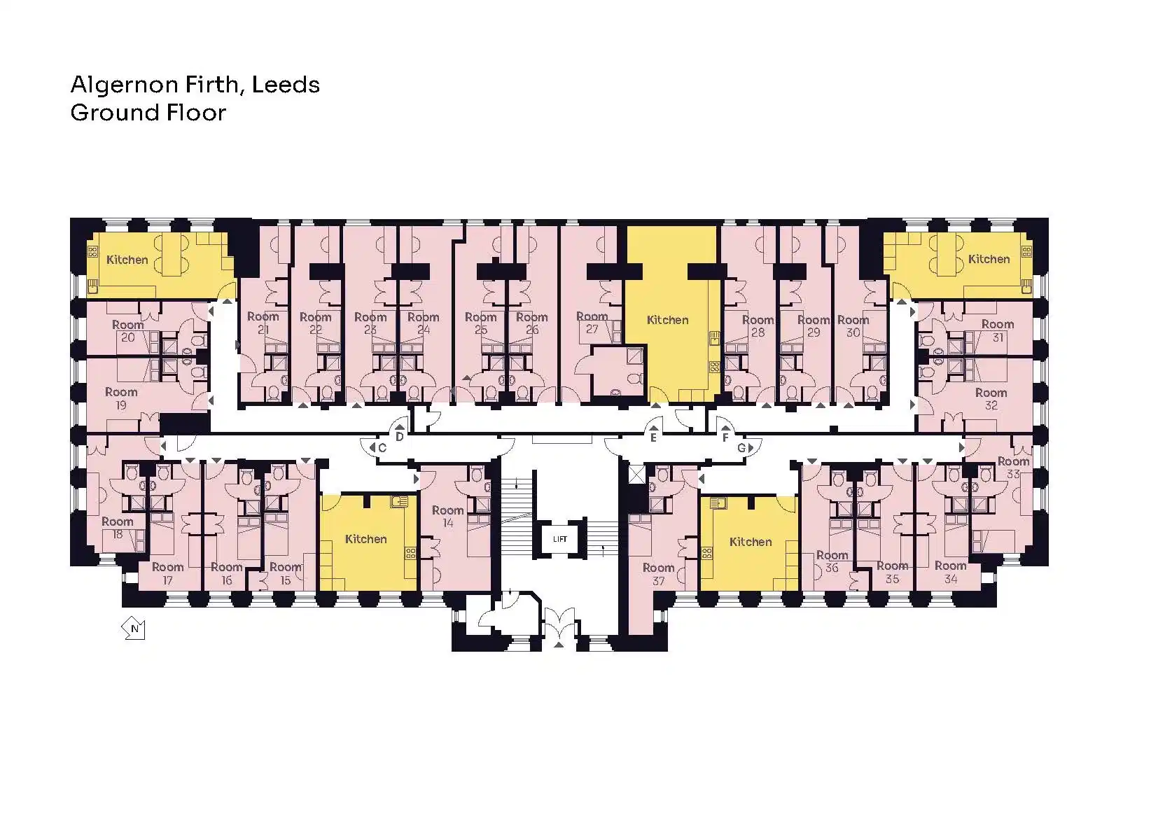 Algernon Firth, Leeds - Leeds, England, United Kingdom - Floor Plan