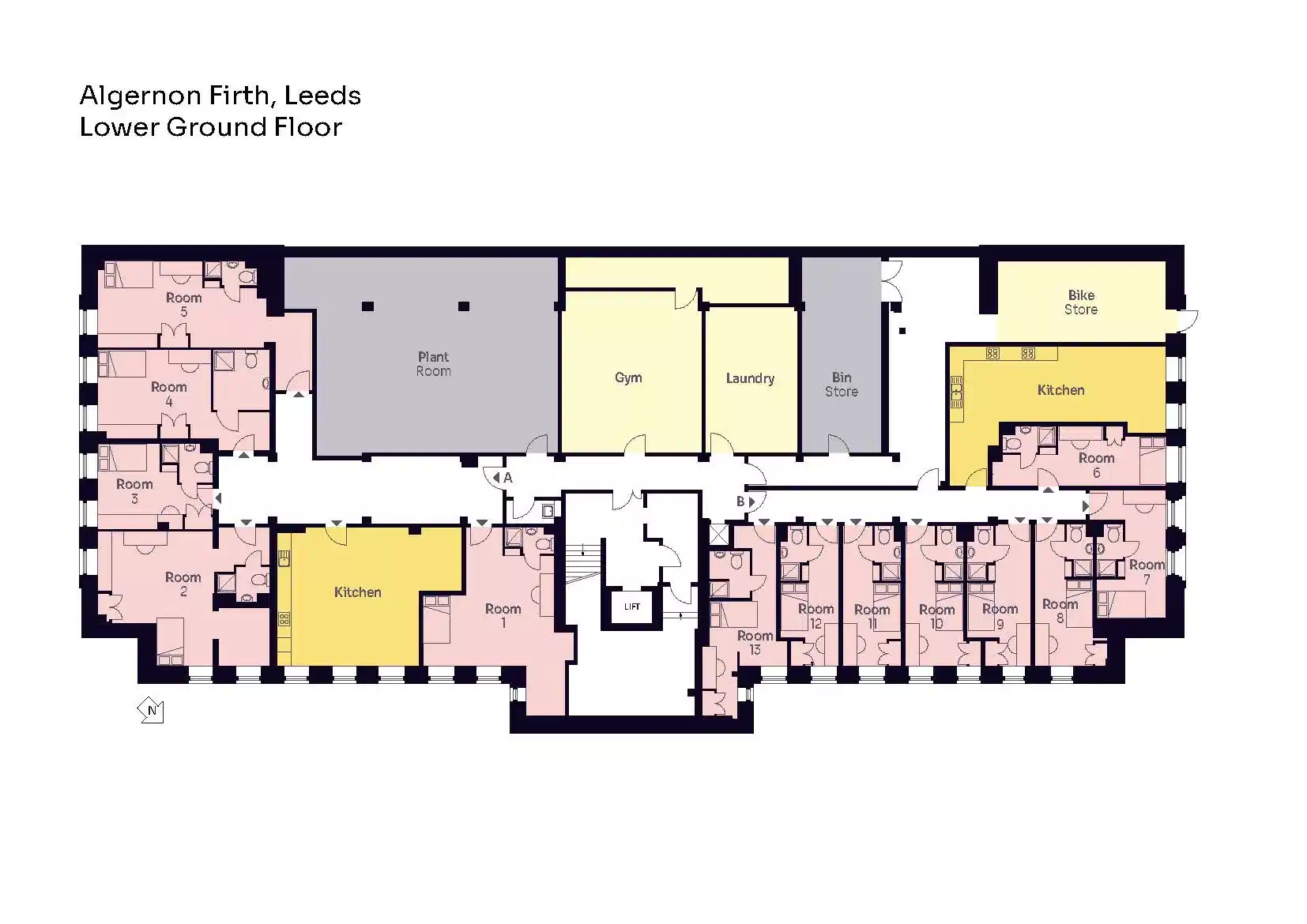 Algernon Firth, Leeds - Leeds, England, United Kingdom - Floor Plan