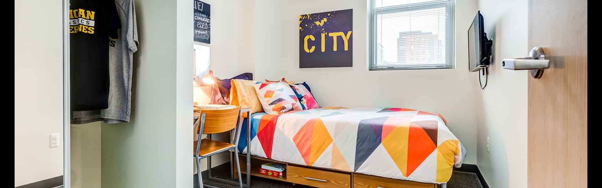 2 Bed 1 Bath - Bedroom