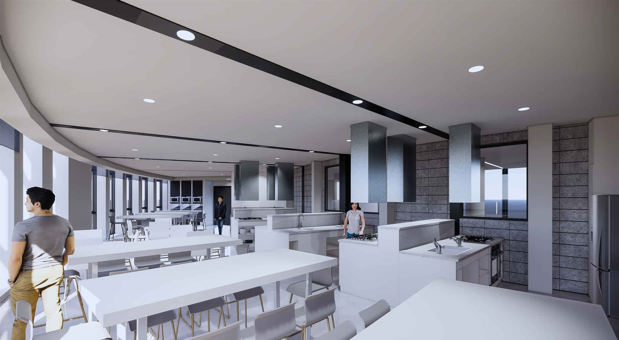 Yugo Park Avenue, Melbourne - Melbourne, Victoria, Australia - Central Kitchen GF Level - Park Avenue 01