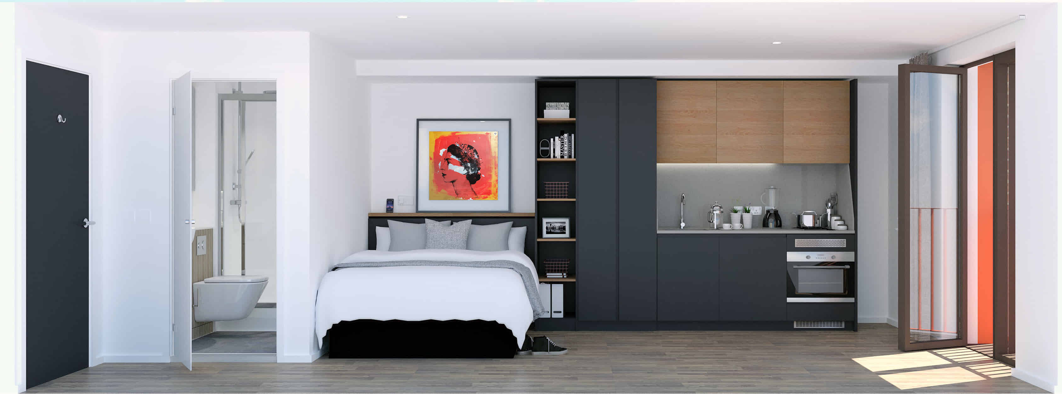 Vita Student Station Street, Nottingham - Nottingham, England, United Kingdom - Bedroom