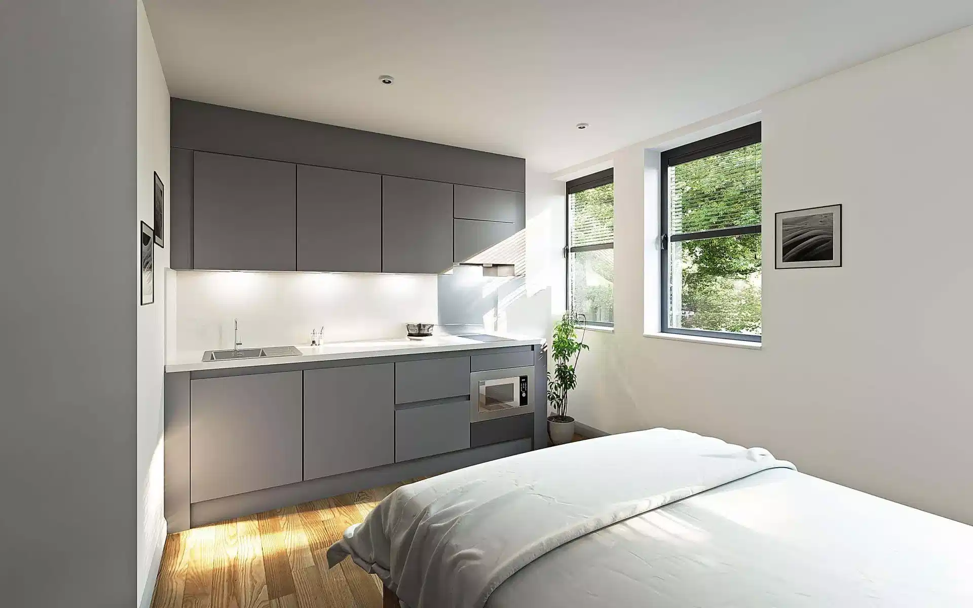 Headrow Court, Leeds - Leeds, England, United Kingdom - Bedroom