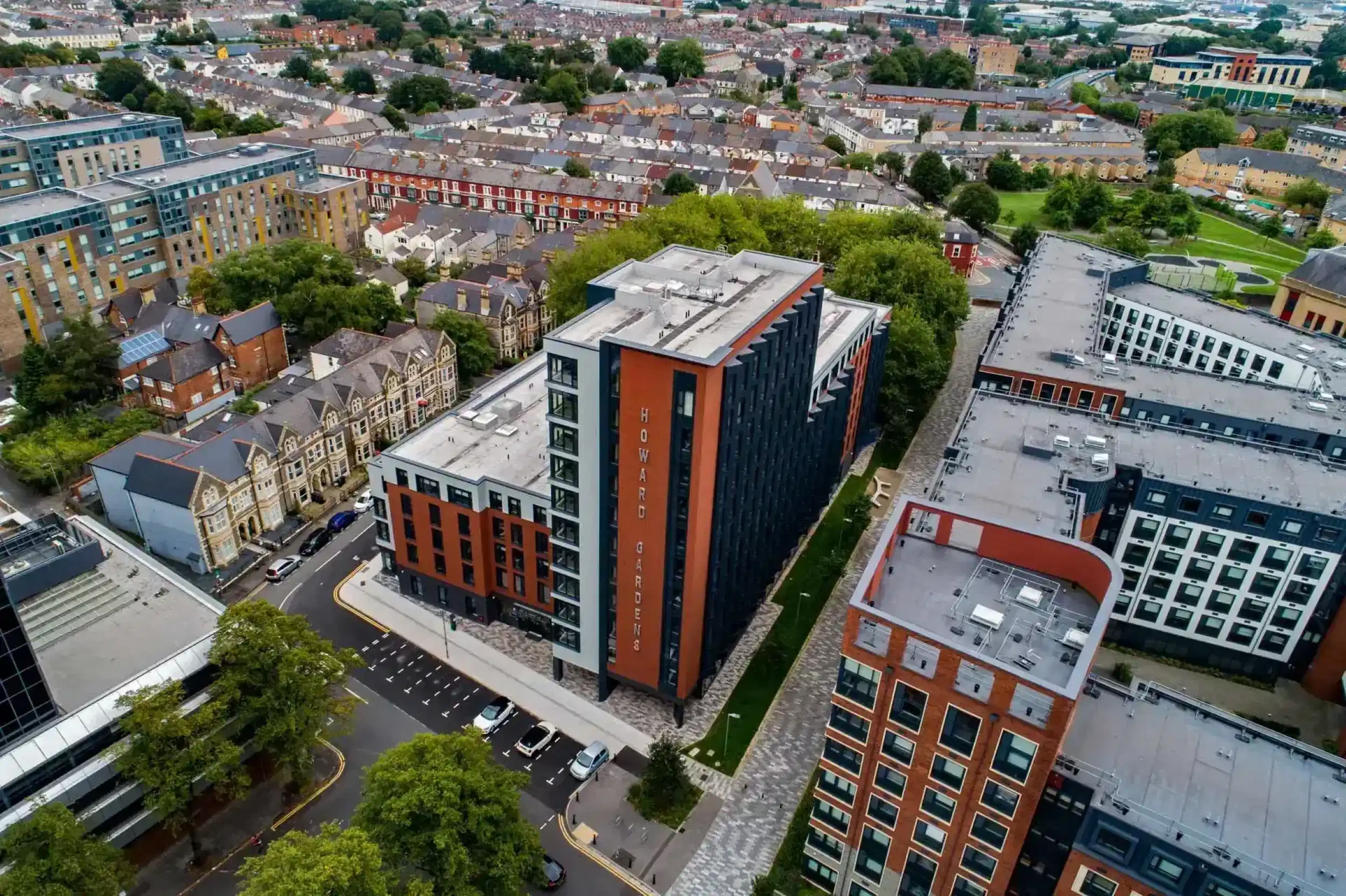 Howard Gardens, Cardiff view 5