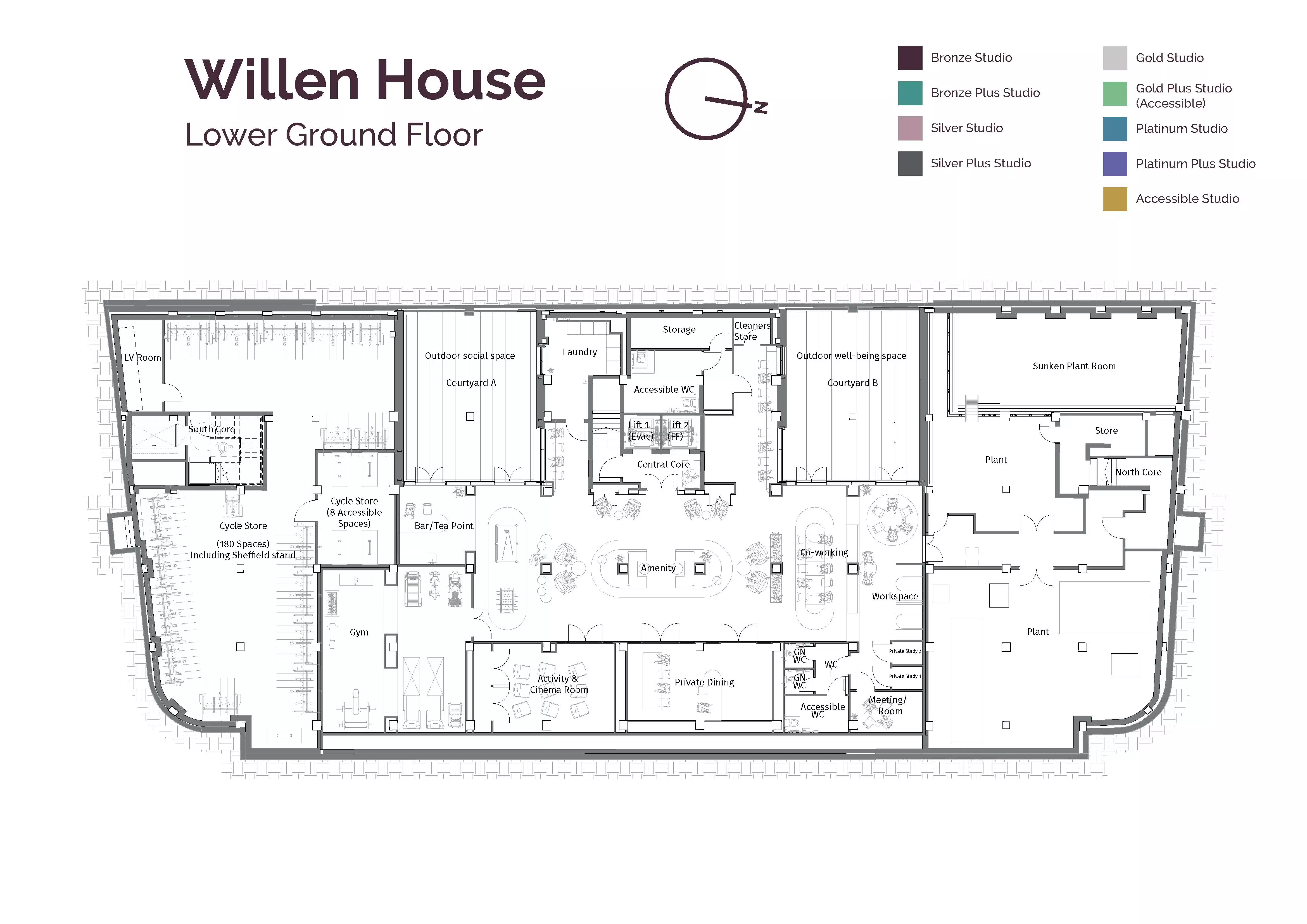 Willen House, London - London, England, United Kingdom - Floor Plan