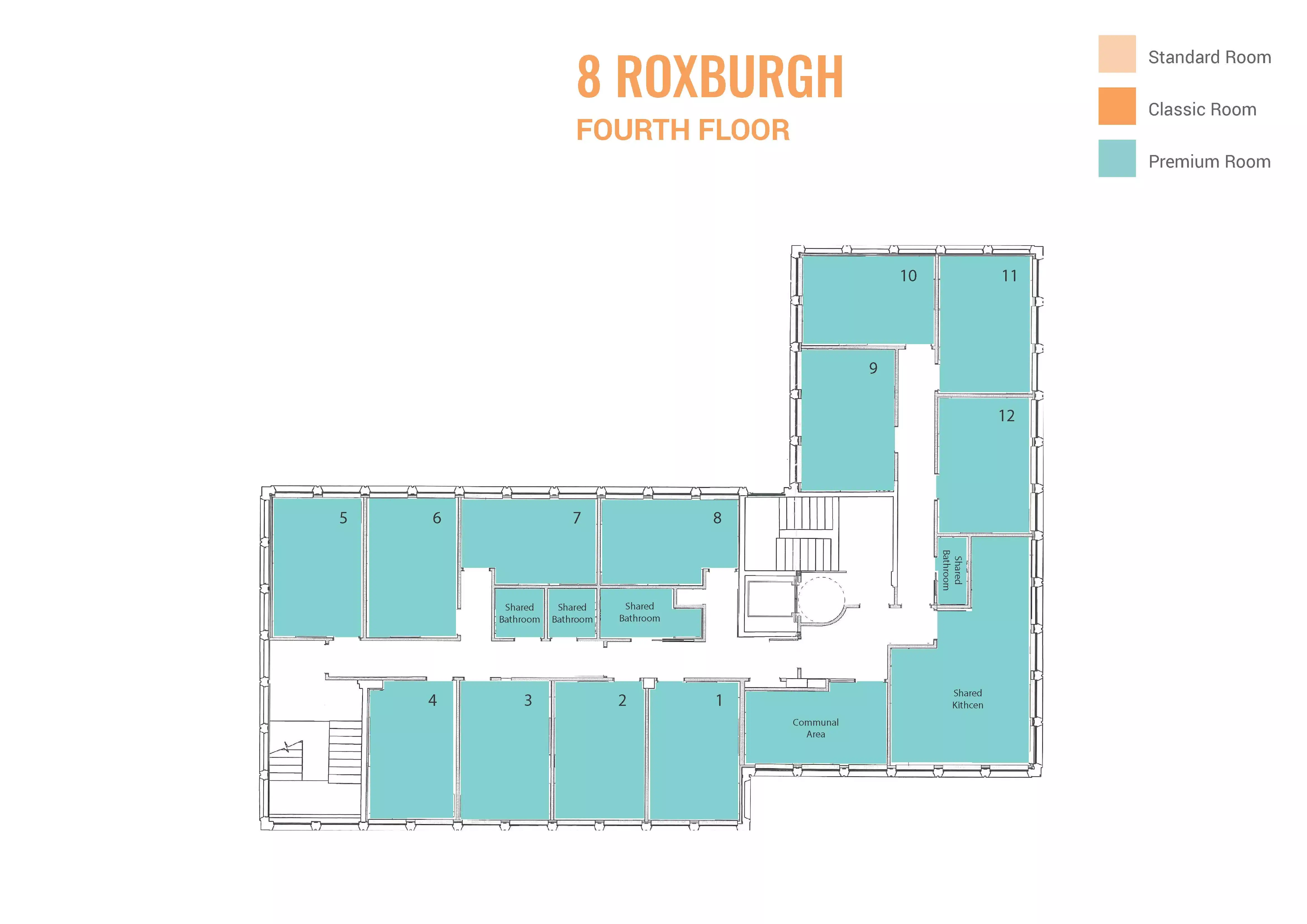 8 Roxburgh, Edinburgh  - Edinburgh, Scotland, United Kingdom - Floor Plan