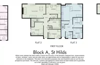 Room in a 8 Bedroom Apartment, 1 St Hilds Lane, Durham DH1 1QL (Flat 1) - Durham, England, United Kingdom - Floor Plan