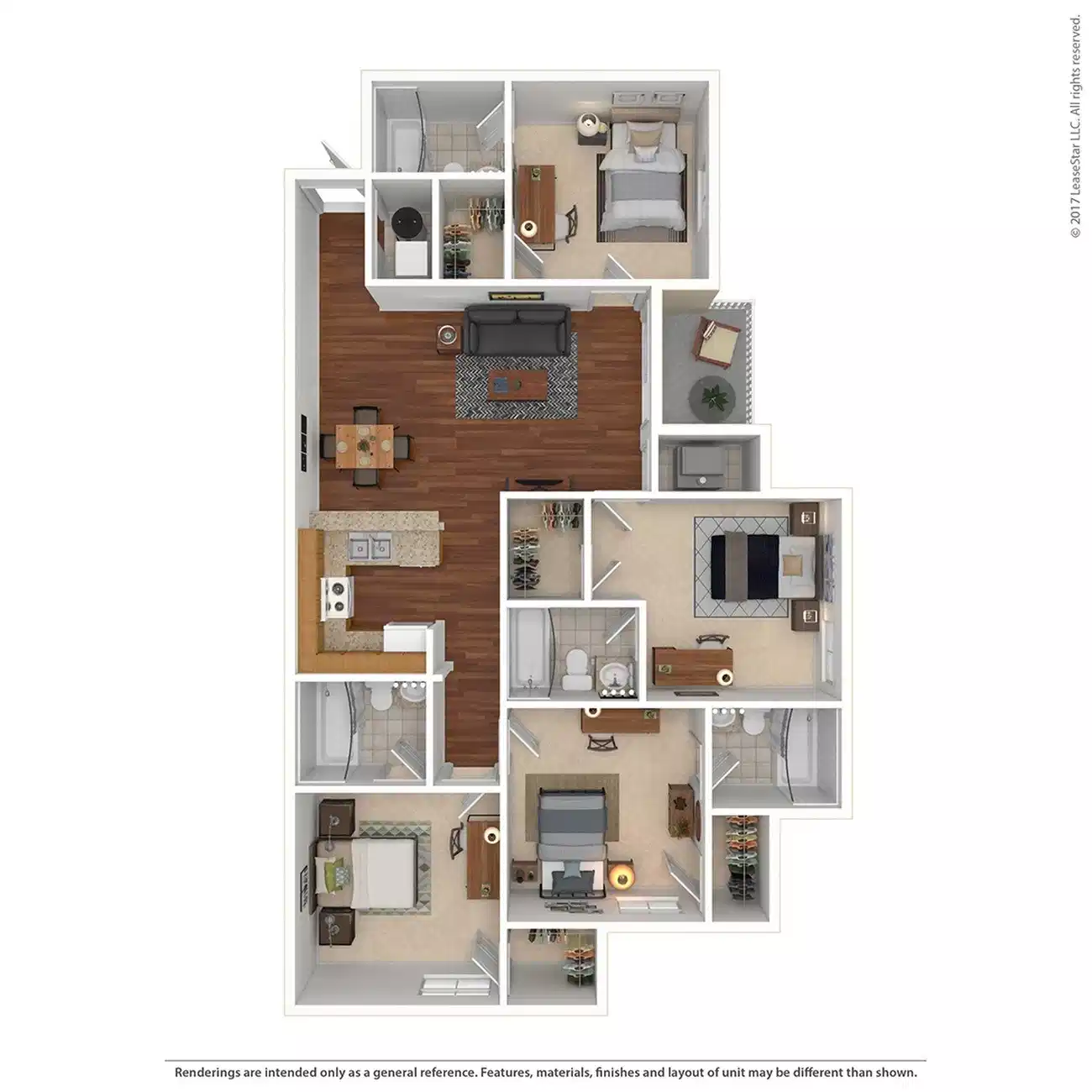 Room in 4 Bedroom 4 Bathroom | 4X4P
