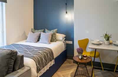 Piccadilly Village, Manchester - Manchester, England, United Kingdom - Studio Apartment (Medium) - Bedroom