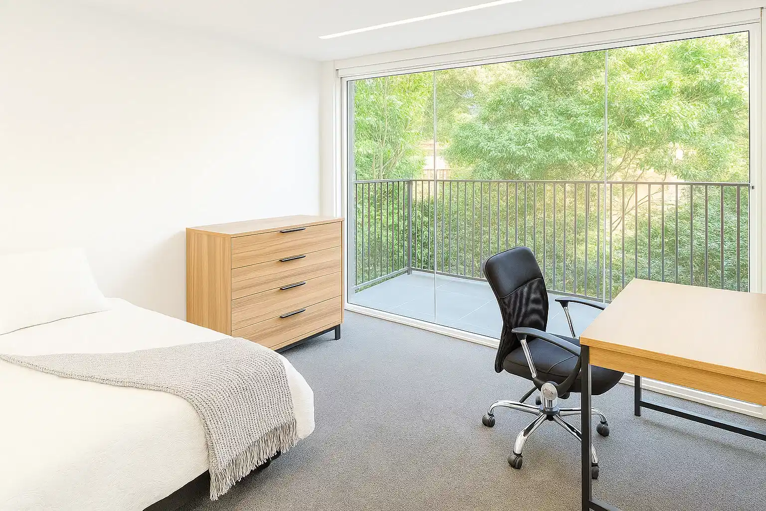 Room 7 - Large Single Room (Private Balcony)