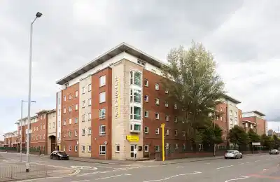 Brook Hall, Manchester - Manchester, England, United Kingdom - Exterior