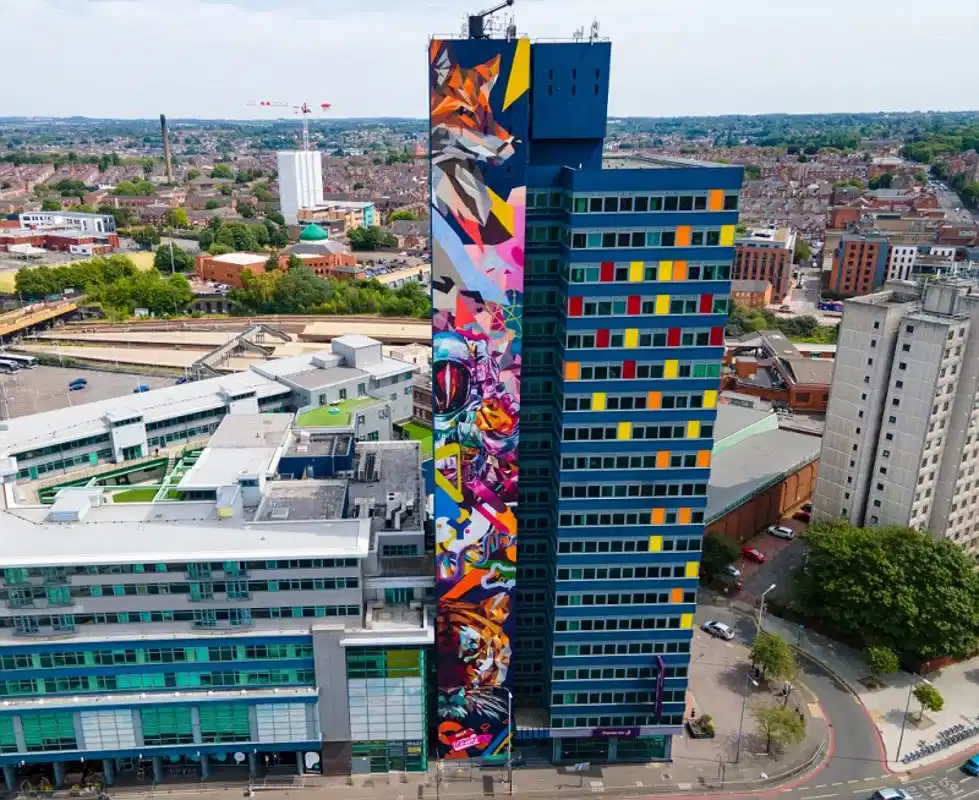 St George Tower, Leicester - Leicester, England, United Kingdom - Exterior