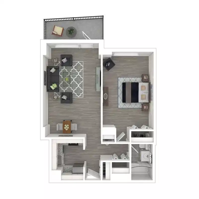 A1.1R Renovated - 1 Bed 1 Bath