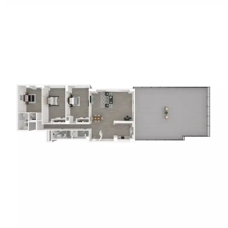 P4 Penthouse - 3 Bed 2.5 Bath