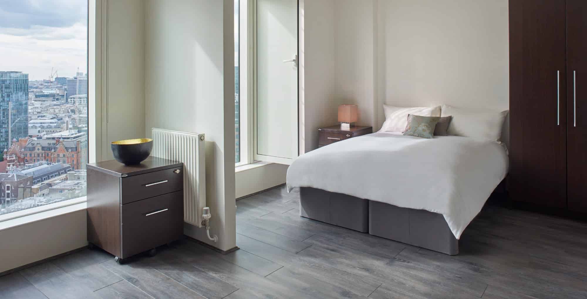 1 Bed Studio Upper Level Horizon View - Bedroom