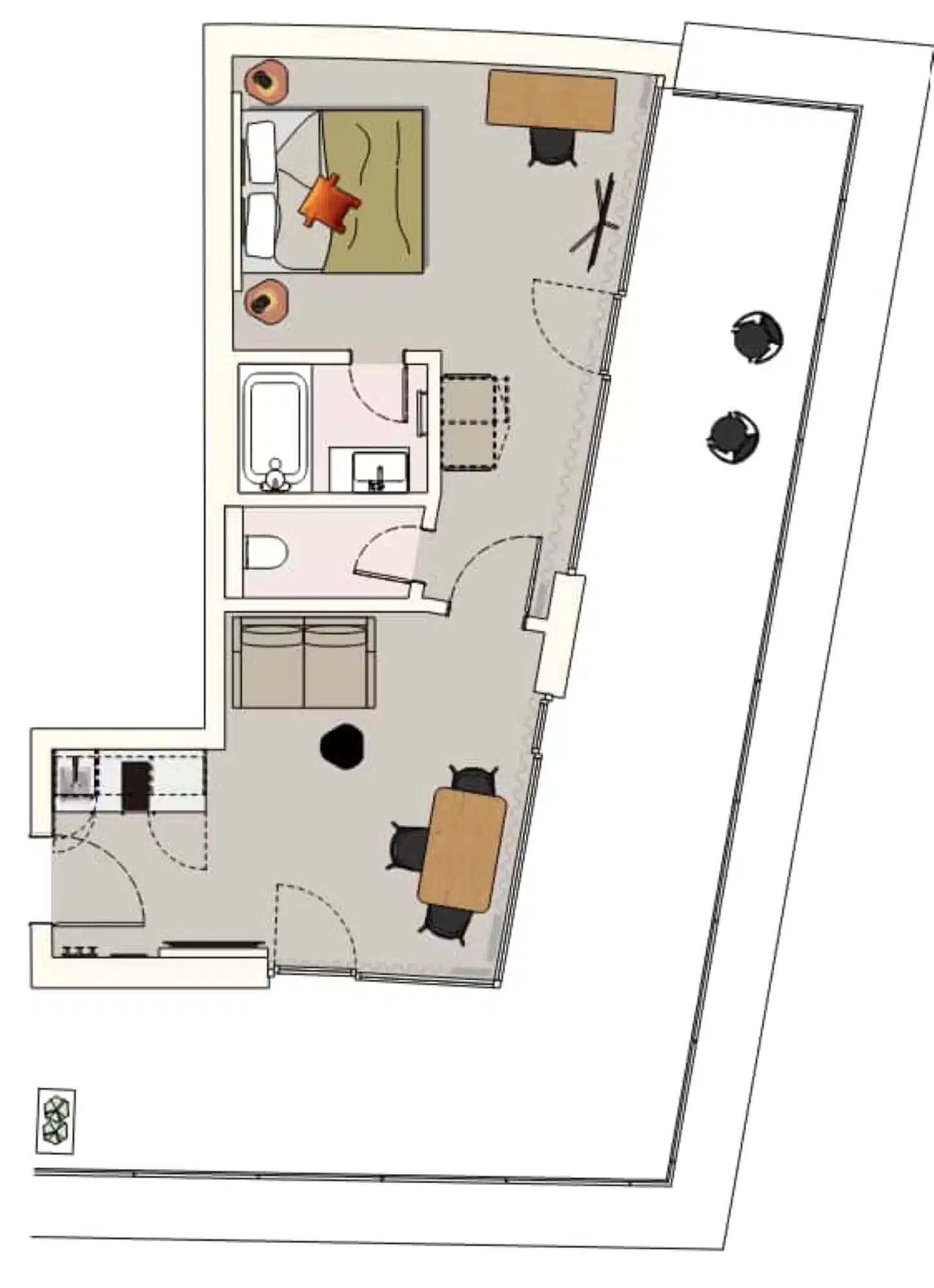 #157627: 1 Bedroom 1 Bathroom (Königsplatz) - Bedroom?w=400&h=260&fit=crop&q=40&auto=format&trim=auto