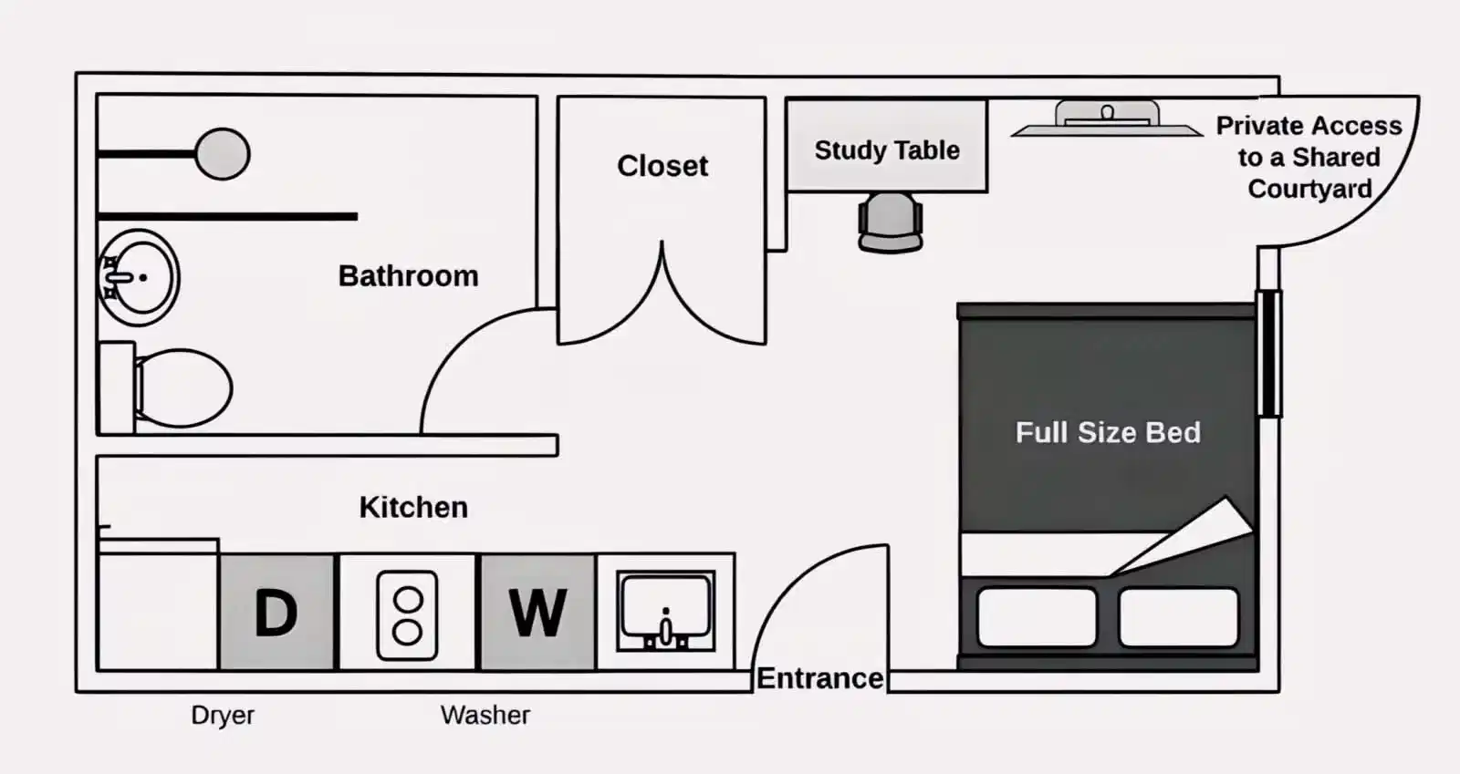 Room in 2 Bed Apartment | Private Room - Bathroom?w=400&h=260&fit=crop&q=40&auto=format&trim=auto