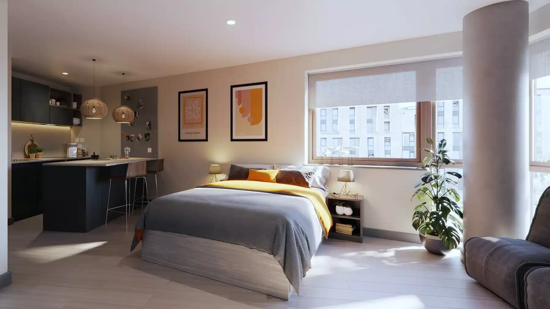 Platinum Studio - Bedroom