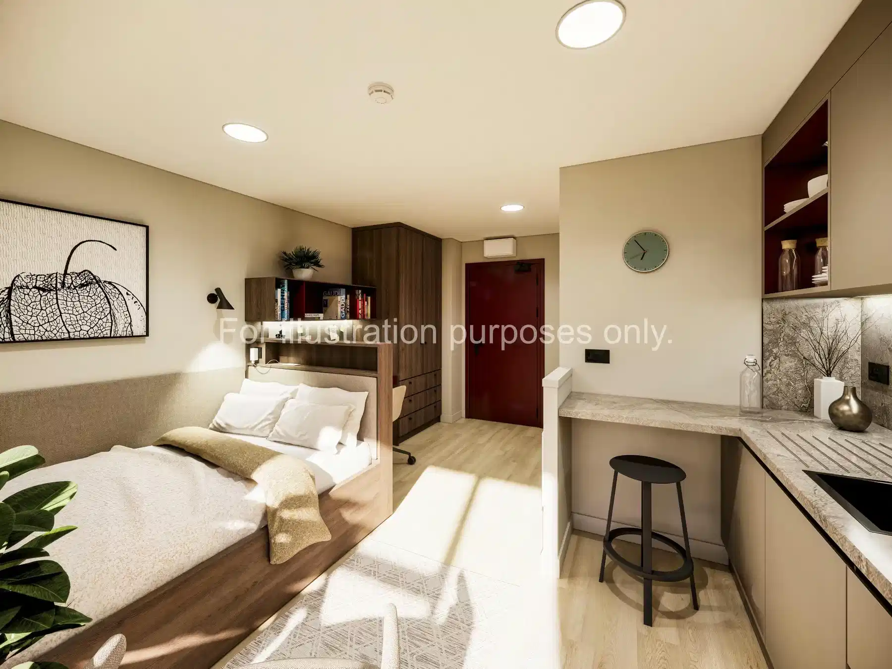 Swan Residence, Glasgow - Glasgow, Scotland, United Kingdom - Premium Studio - Bedroom