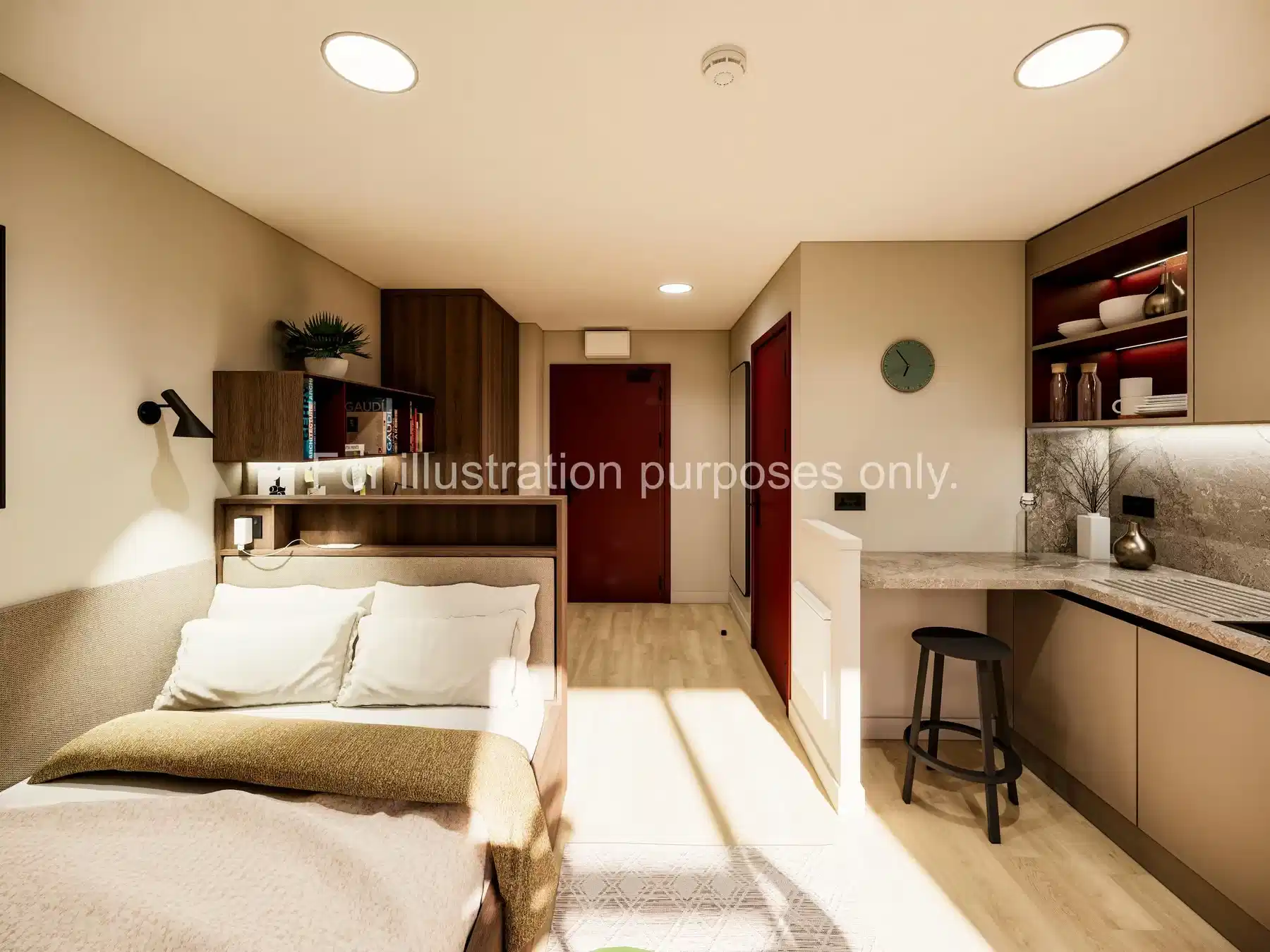 Swan Residence, Glasgow - Glasgow, Scotland, United Kingdom - Classic Studio - Bedroom