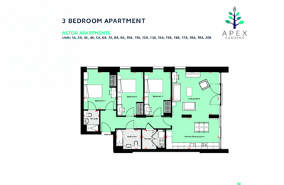 Apex Gardens Seven Sisters Road, London - London, England, United Kingdom - Floor Plan